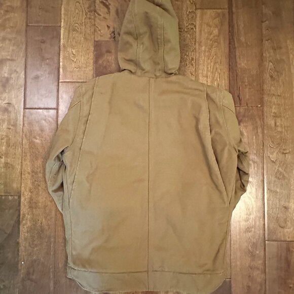 CARHARTT Relaxed Fit Washed Duck Sherpa-Lined Utility Jacket - Picture 4 of 7